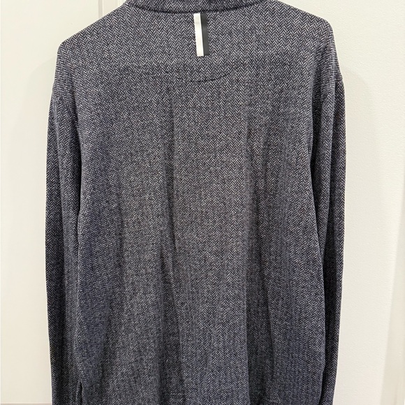 Rhoback Men's Charcoal Quarter Zip Sweater - Picture 2 of 3